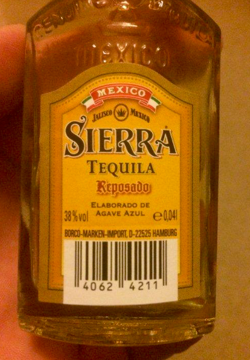 Sierra, Tequila Reposado, 38% WestmeathWhiskeyWorld 