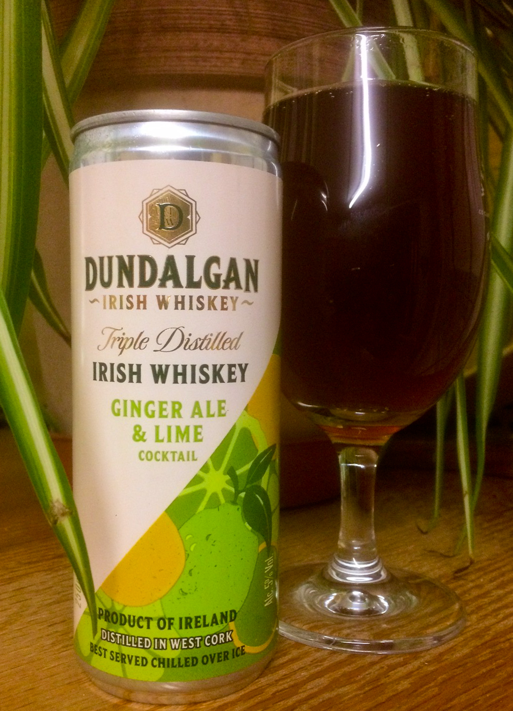 | Ale RTD, Irish Lime Whiskey WestmeathWhiskeyWorld Dundalgan Ginger & 5%