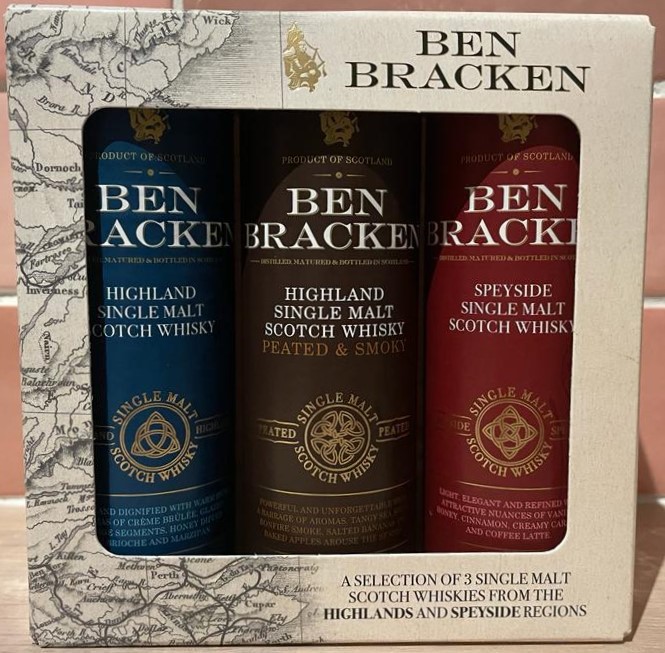 Ben Bracken, Single Malt Scotch Miniatures, 40% | WestmeathWhiskeyWorld
